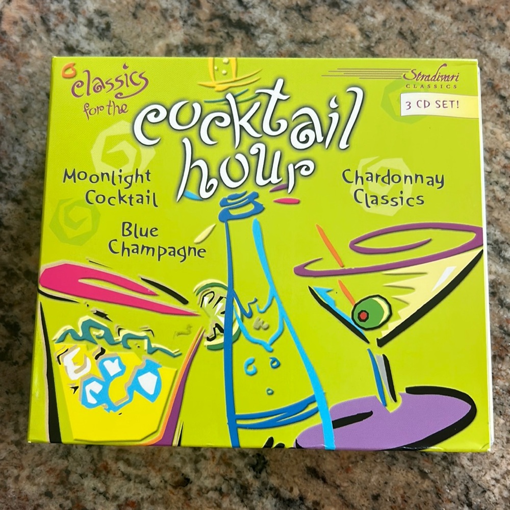 3 CD Set Classics for Cocktail Hour Mozart, Bach, Brahms, Chopin, Beethoven 3 hr